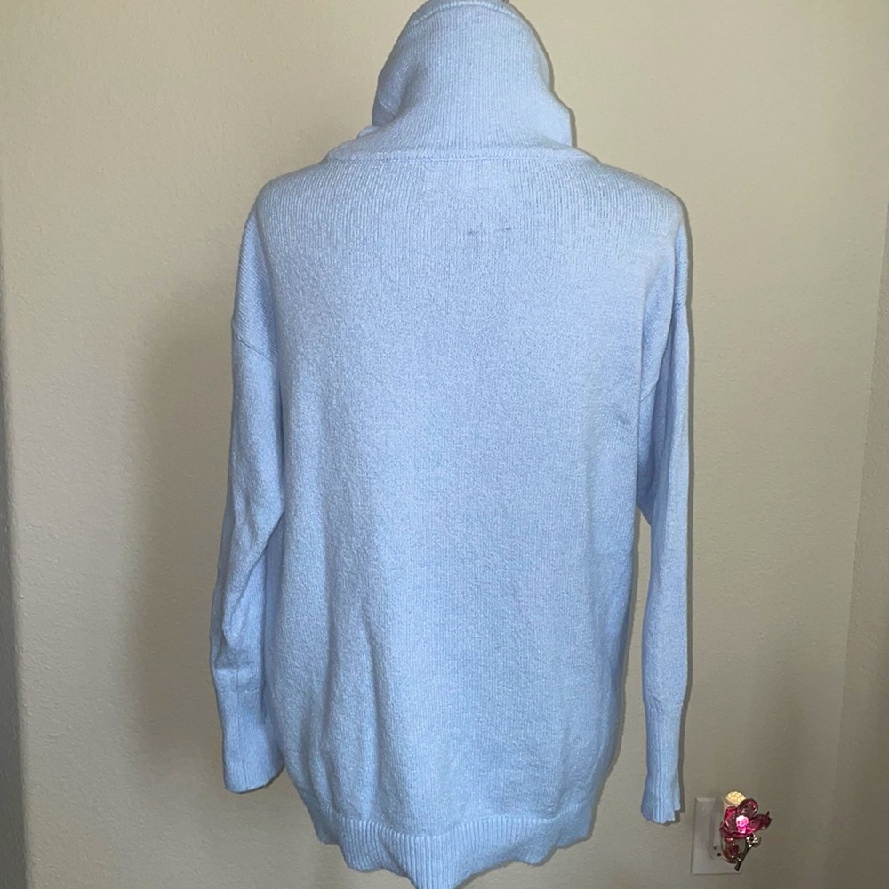 LOFT, Drawstring Neck Pocket Sweater - Picture 4 of 6